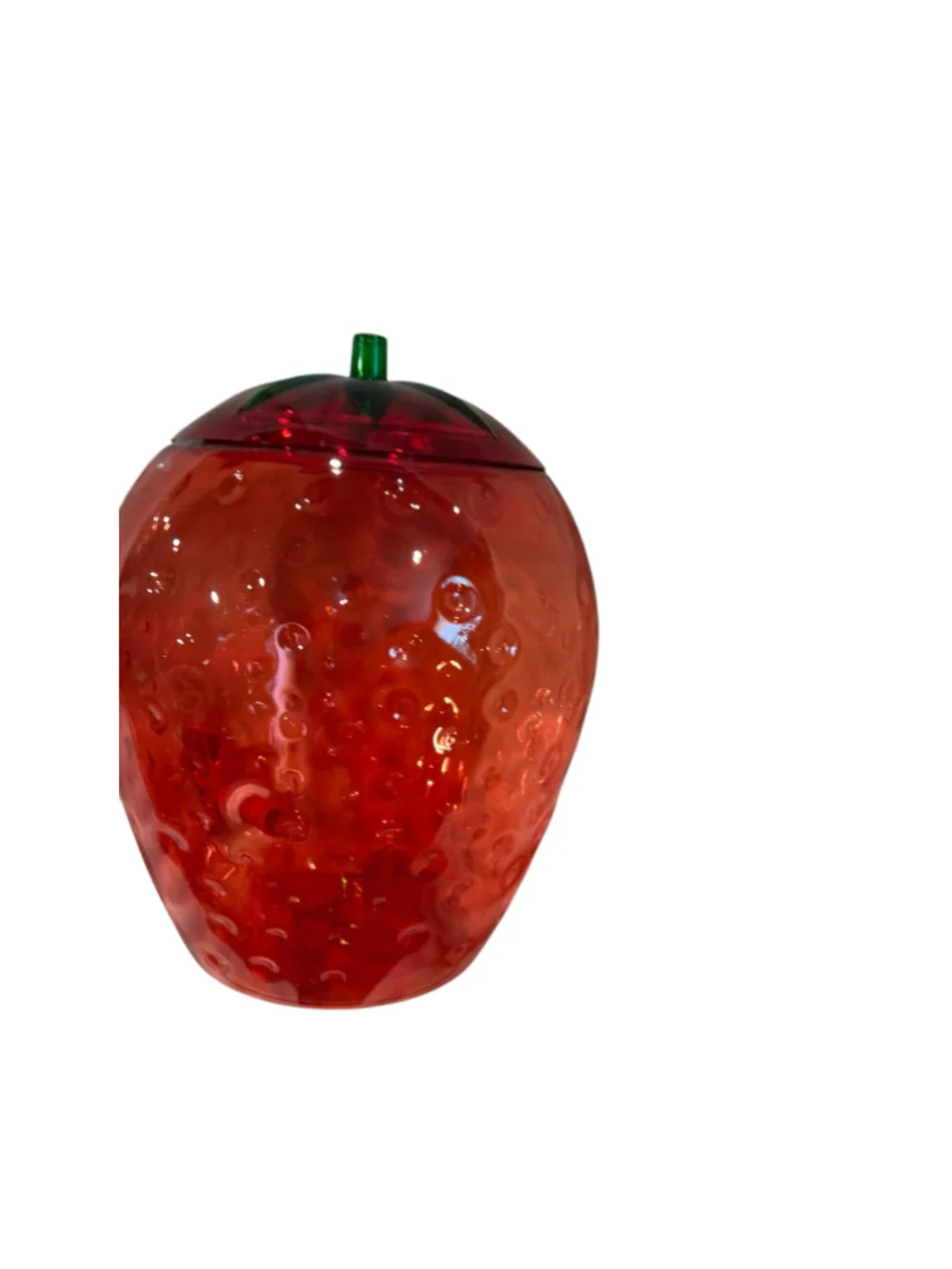 Strawberry Shaped Beverage Dispenser One Size Red Green
